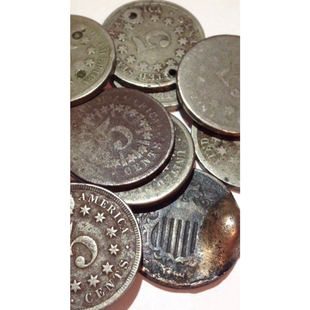 The First United States Nickel- One (1) Scarce Early 1866 to 1883 Shield Nickel